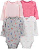 Kit com 4 bodies manga longa. Carters