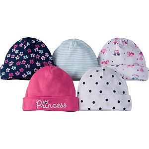 Kit com 5 toucas Princesa