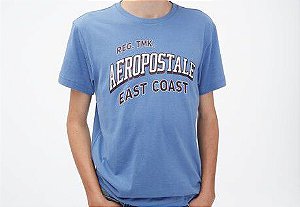 Camiseta azul Aeropostale