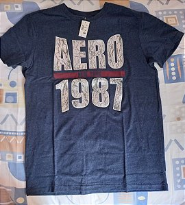 Camiseta azul Aero 1987