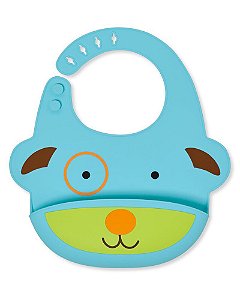 Babador em silicone do cachorro