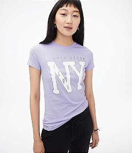 Camiseta lilás Aeropostale