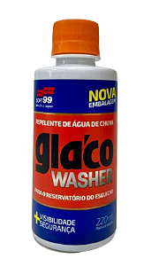 Glaco Washer 220 ml - Aditivo Repelente de água para Reservatório de Esguicho Nova Embalagem