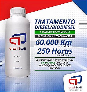 Actioil A550  Tratamento Multifuncional definitivo para Diesel 1 Litro