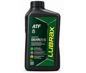 Óléo ATF DX6 LUBRAX 1lt - Transmissão Automática Multi Veículo Audi Ford Fiat GM Jeep MB Nissan VW