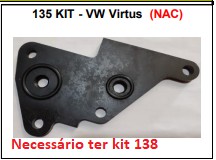 Adaptador / Conexão KIT 135 A79 Câmbio 09g - VW Virtus Novo Polo Jetta