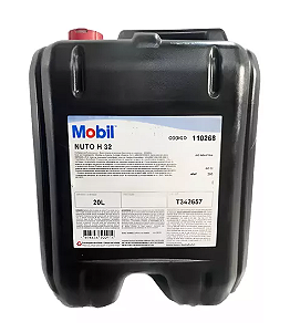Óleo Hidráulico Antidesgaste Premium Mobil NUTO H 32 Balde 20 Lts
