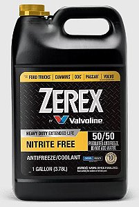 Valvoline ZEREX HD NITRITE FREE 3,78 Lt - (Ford Cummins Volvo SCANIA TEREX John Deere MB)