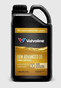 Valvoline OEM ADVANCED 05 Aditivo Pronto Uso 3,78 Lt = Zerex G-05  - Aprovado Ford Chrysler Mercedes-Benz Cummins GE