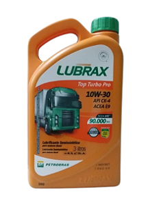 Óleo de Motor Lubrax Top Turbo Pro 10W30 API CK-4 ACEA E11 3 Litros - Exclusivo Motores Diesel