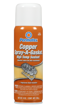 Permatex Copper Spray-A-Gasket 255g #80697 - Junta Selante de Cobre Metálico de secagem rápida