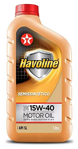 Óleo Lubrificante Texaco Havoline 15W40 Semissintético API SL 1 LT