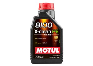 Óleo de Motor Motul 8100 X-clean FE 5W30 C2 C3 MB PSA Renault Fiat com DPF