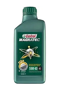 Castrol MAGNATEC 10W40 A3/B4 API SP SEMISINTÉTICO 1 L - Para motores a Gasolina, Etanol, flex, GNV e Híbridos