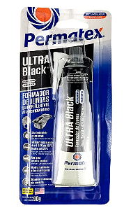 Silicone Permatex ULTRA Black 90g 82180 - Formador de juntas para alta temperatura Atende OEM