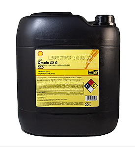 Óleo para Engrenagens Shell Omala S2 G 220 Balde 20 Litros