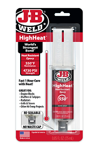 J-B WELD HighHeat 50197 25 Ml Epoxy para Alta Temperatura Resistente até 288 °C