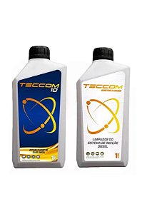KIT Estabilizador Diesel Teccom 1 LT e Injector Cleaner Teccom 1 LT