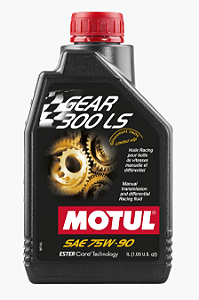 MOTUL GEAR 300 LS 75W90 1 Lt - Lubrificante para caixas de Velocidades e Diferenciais de Deslizamento Limitado