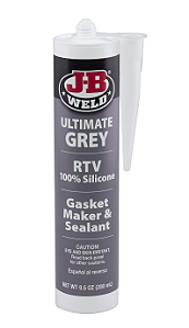 J-B WELD ULTIMATE GREY RTV Gasket Maker & Selant 32327 280ml - 100% Silicone para Altas Temperaturas
