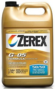 ZEREX G-05 50/50 3,78 L Valvoline (Aprovado MB Chrysler Jeep Ford Recomendado Toyota Honda Nissan Kia VW)