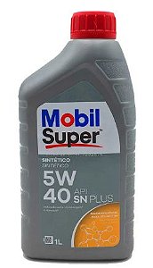 Mobil Super 3000 X3 5W40 1 Lt API SN PLUS  - Gasolina Flex Diesel -  ACEA A3/B3 A3/B4 (MB VW RENAULT PSA)