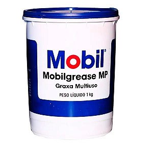 Mobil Graxa Mobilgrease MP 1 Kg (Hidroxiestearato de lítio NLGI 2)