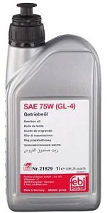 Fluído Sintético para transmissão Manual Febi 21829 75W GL4 1 lt - Audi / MB / Citroen / VW / Volvo / Ford / Fiat / Toyota