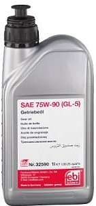 Febi Fluído Sintético 32590 75W90 API GL-5 - Para Câmbios manuais e eixos de tração - BMW / Ford / Volvo / VW