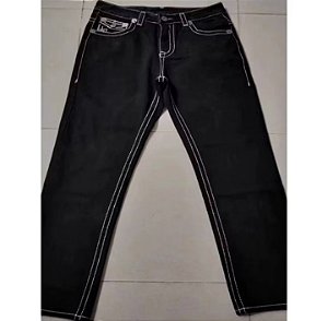 Calça jeans masculina, tamanho 48.