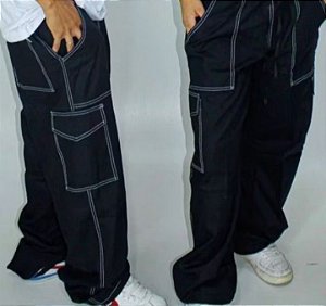 Calça cargo masculina, tamanho GG.