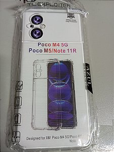 Capa transparente para celular, POCO M4 5G, POCO M5 E NOTE 11R.