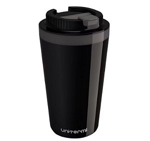 Copo térmico com tampa, 400 ml.