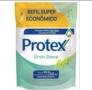 Sabonete líquido Protex erva doce 200 mL, refil.