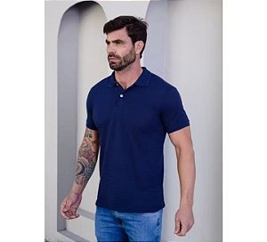 Camisa polo masculina, tricot premium, tamanho M.