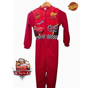 Fantasia infantil Piloto Relâmpago Mc Queen - Macacão oficial.