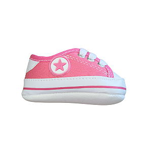 Kit 12 Pares de Sapatinhos Cano Curto Feminino - RN até 12 Meses