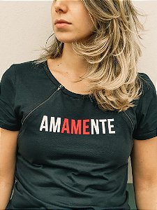 Camiseta de amamentação - AMAMENTE - SPEAK MAMA