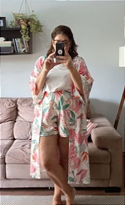 Kimono Tóquio Florescer