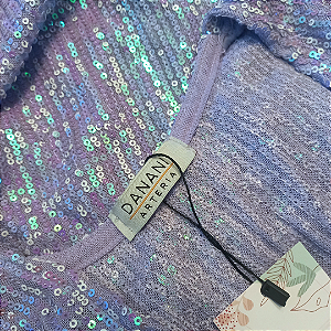 Kimono Paetê Lilás