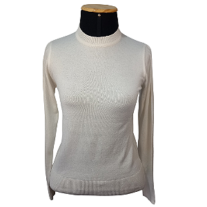 Tricot Decote Careca Off