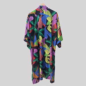 Kimono Tóquio Tarsila Preto
