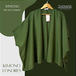 Kimono Londres Verde Militar