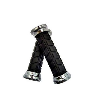 MANOPLA ADVENTURE PRETA C/ANEL CROMADA