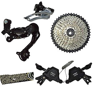 KIT 10-VEL (3X10) ALAV+CAB DIAN/TRAS+CORR+K7 11/42