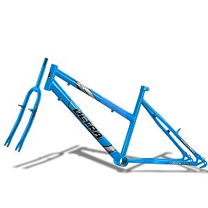 QUADRO + GARFO ARO-20 FEMININO AZUL BEBE CX-2-PCS