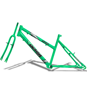 QUADRO + GARFO ARO-24 FEMININO VERDE AGUA CX-2-PCS