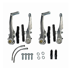 JG. FREIO V.BRAKE ALUM. POLIDO ORBITAL INVIKTUS