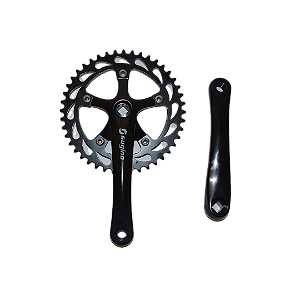 PE DE VELA LIGHT C/1-ENGREN. 44-D PRETO ALUMINIO