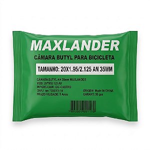 CAMARA 20 MAXLANDER VALV. AMERICANA A/V